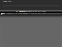 Tablet Screenshot of naspi.com